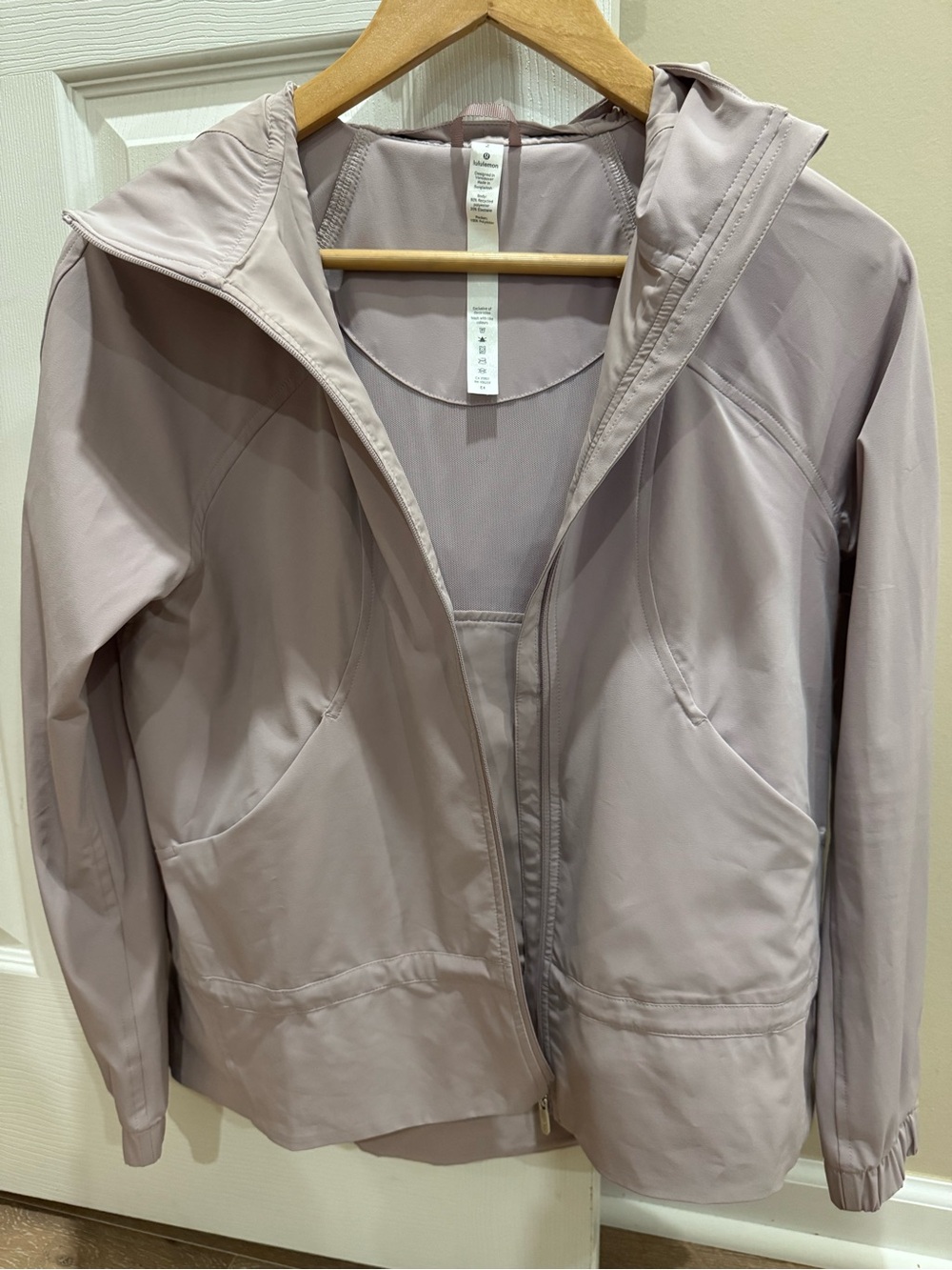 lululemon athletica Dusty Mauve Hooded Utility Jacket